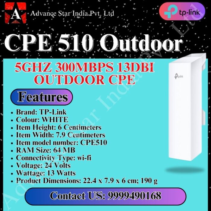 TP-Link CPE510 5GHz N300 Long Range Outdoor