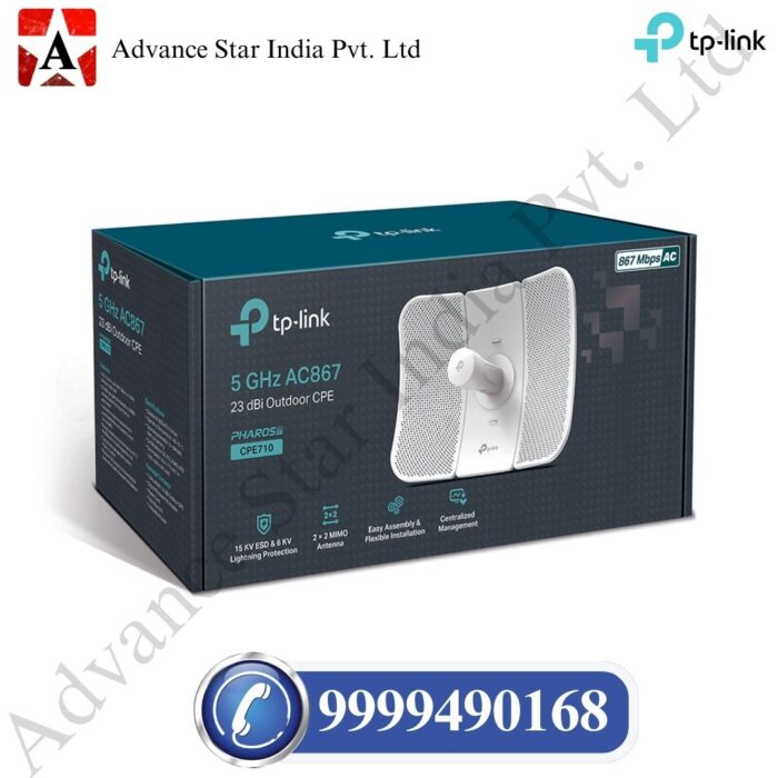 CPE710 5GHz AC 867Mbps 23dBi Outdoor CPE
