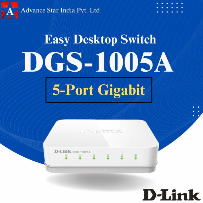 5-Port Gigabit Unmanaged Desktop Switch DGS-1005A