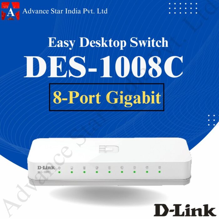 D-Link DGS-1008C 8-Port Gigabit Ethernet Network Switch