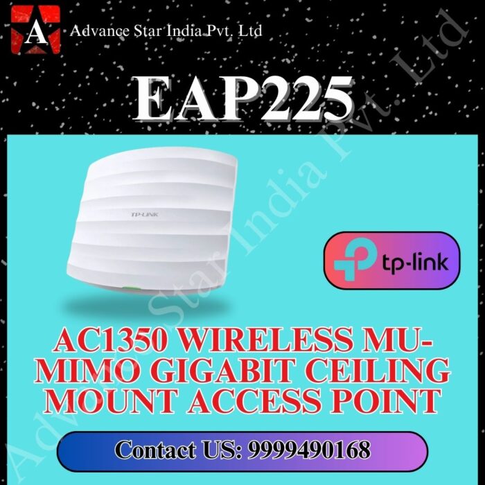 EAP225 AC1350 Wireless MU-MIMO Gigabit Ceiling Mount Access Point