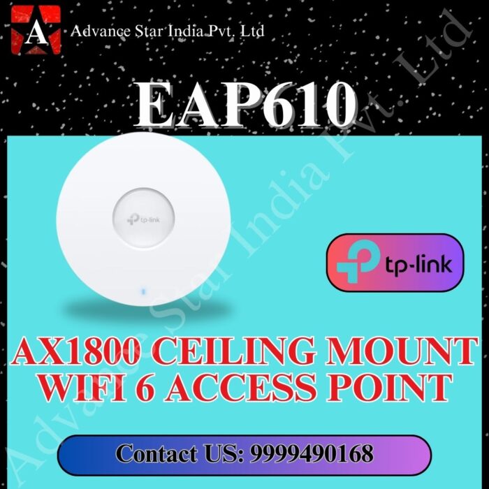 Tp-Link Eap610 Omada Business Wifi 6 Ax1800 Wireless Gigabit Access Point