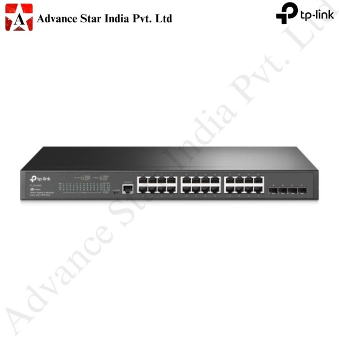 TP-Link TL-SG3428 | 24 Port Gigabit Switch, 4 SFP Slots