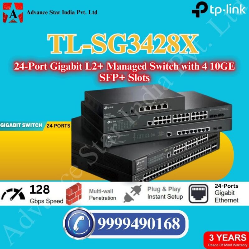 TP-Link TL-SG3428X | Jetstream 24 Port Gigabit Switch