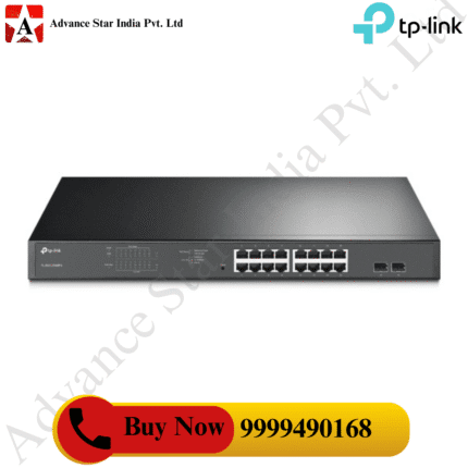 TL-SG1218MPE 16-Port Gigabit Easy Smart PoE+ Switch with 2 SFP Slots