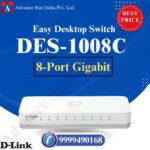 8-Port 10/100 Mbps Unmanaged Switch DES-1008C
