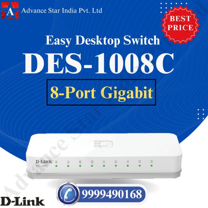 8-Port 10/100 Mbps Unmanaged Switch DES-1008C