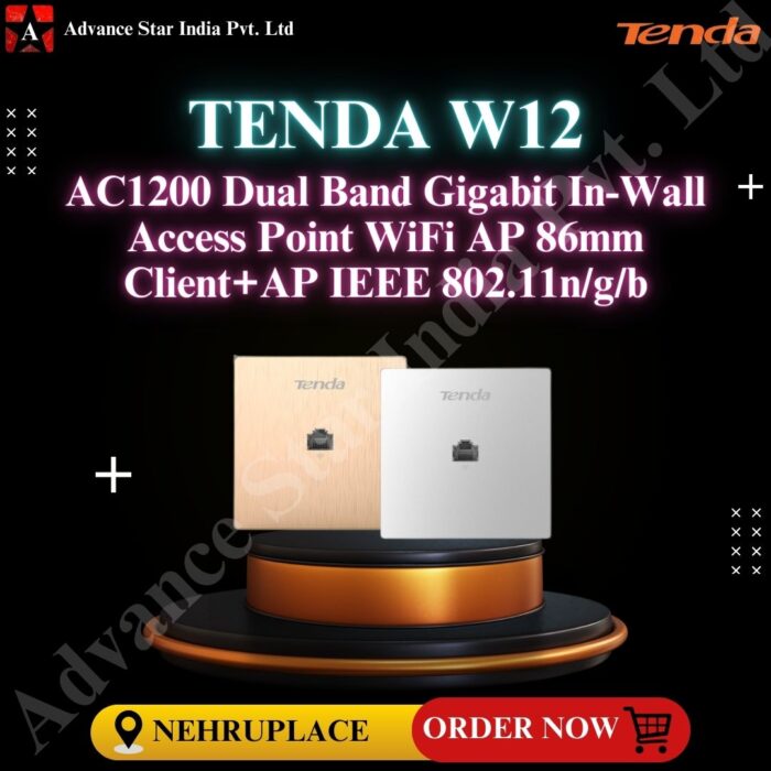Tenda W12 Dual Band 1.14 Gbit/s Wireless Access Point - Indoor