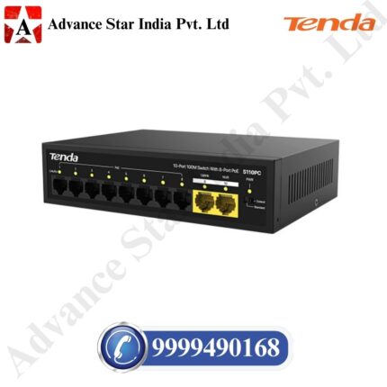 S110PC 10-Port 100M Lite PoE Switch with 8-Port PoE
