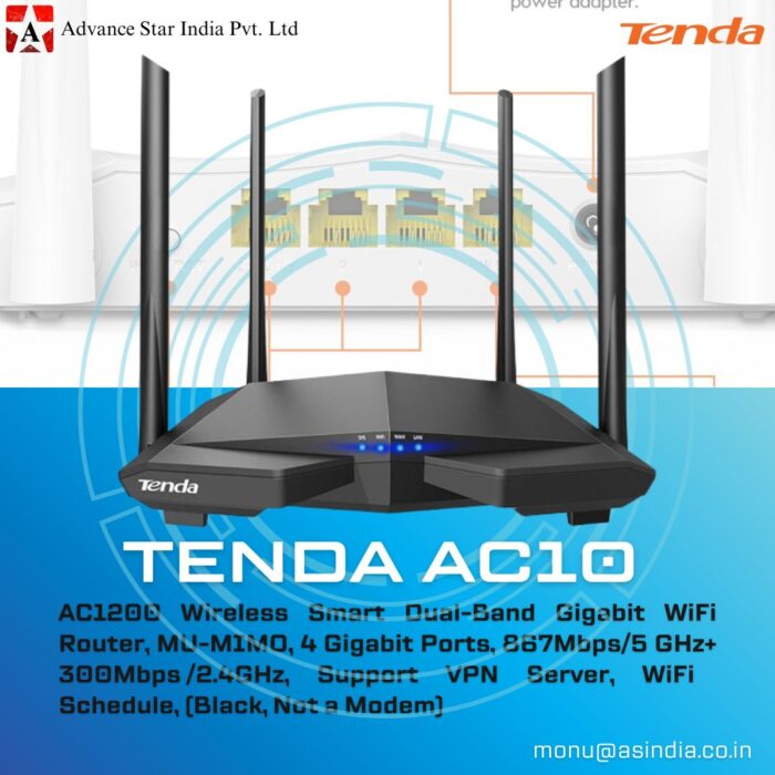 AC10 v3.0 AC1200 Dual Band Gigabit WiFi Router