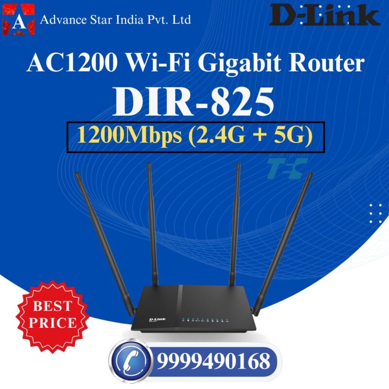AC1200 Wi-Fi Gigabit Router DIR-825