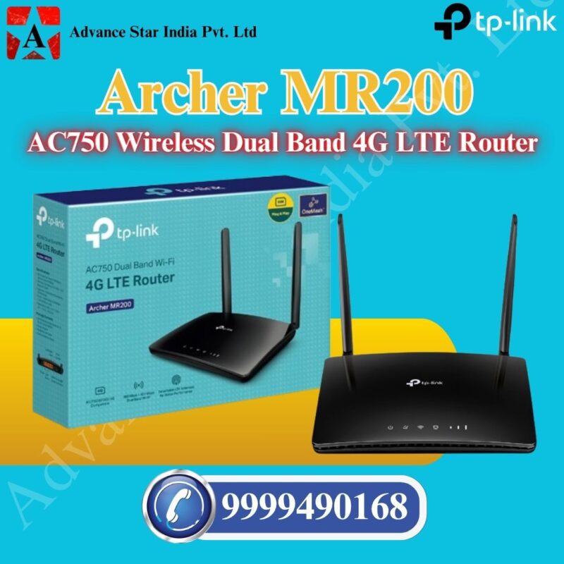 Archer MR200 AC750 Wireless Dual Band 4G LTE Router
