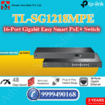 TL-SG1218MPE 16-Port Gigabit Easy Smart PoE+ Switch with 2 SFP Slots