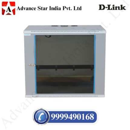 D-Link 6U Loaded Wall Mount Rack Steel Wall Shelf (Number of Shelves - 1, Grey, White)