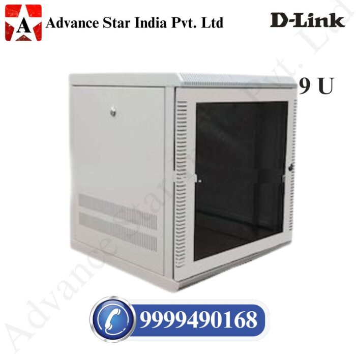 9U 550W 450D Wall Mount Steel Enclosure