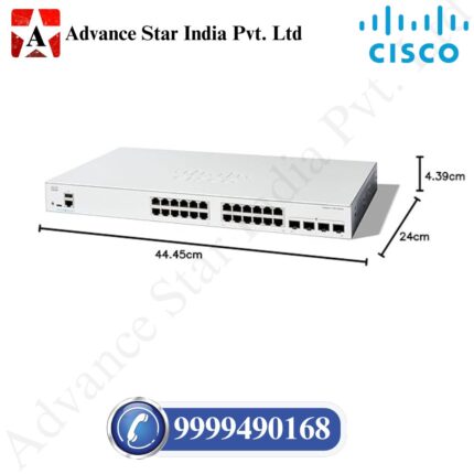Cisco 1300- 24T-4G IN Managed Switch 24 Port