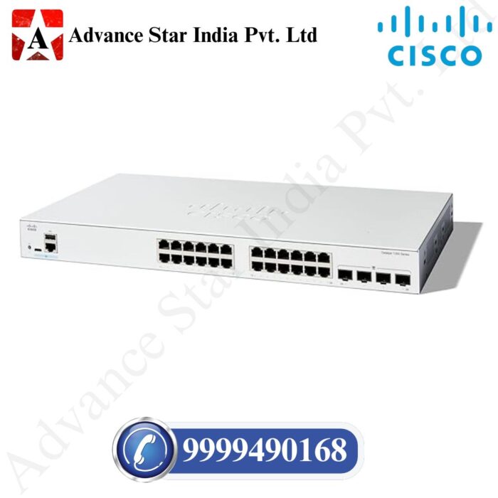 Cisco 1300-24T-4G Managed Switch, 24 Port