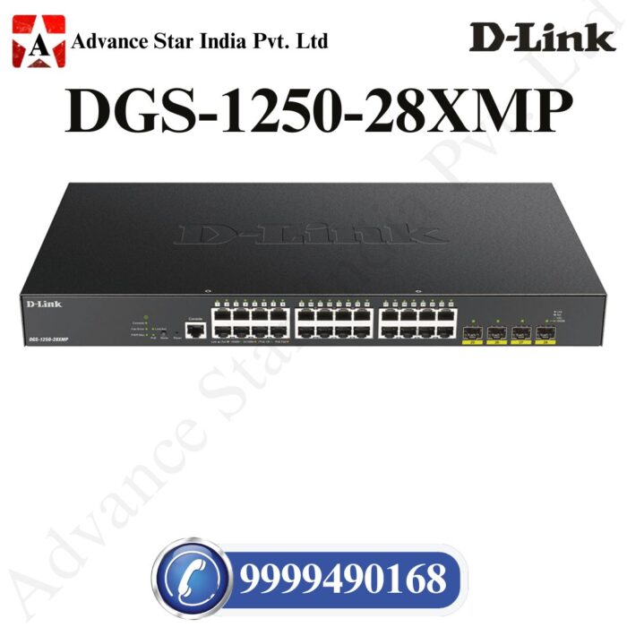 DGS-1250-28XMP Smart Managed PoE Switch