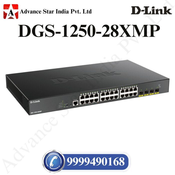 DGS-1250-28XMP Smart Managed PoE Switch