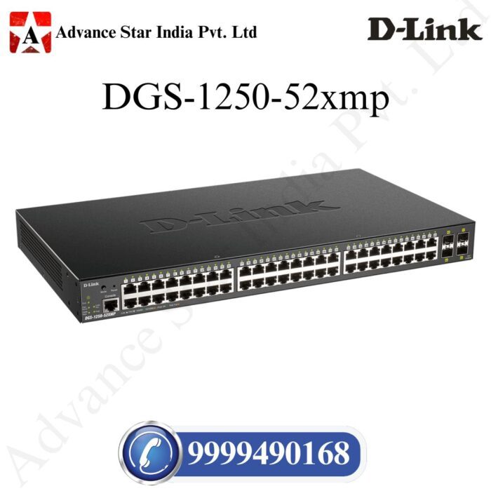 DGS-1250-52XMP Smart Managed PoE Switch