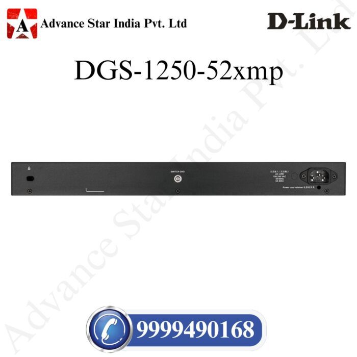 DGS-1250-52XMP Smart Managed PoE Switch
