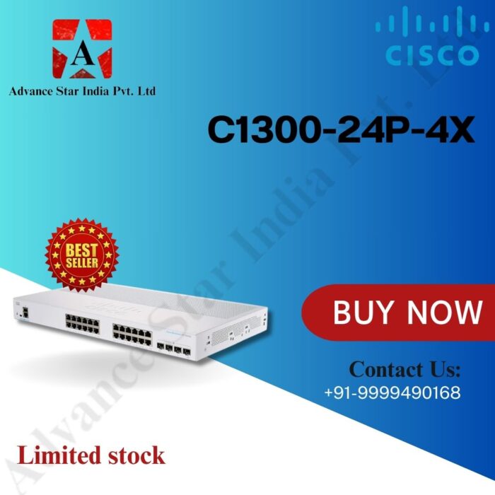 Cisco 1300-24P-4X Managed Switch 24 Port