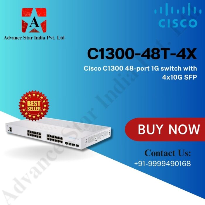 Cisco 1300-48T-4X Managed Switch 48 Port