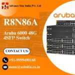 R8N86A - Aruba 6000 48G 4SFP Switch, LAN Capable, Black