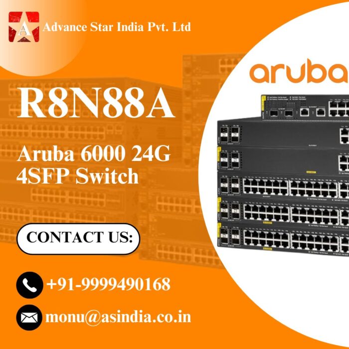 White and Blue Simple We Are Hiring Instagram Post (48) R8N88A Aruba 6000 24G 4SFP Switch