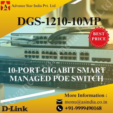 DGS-1210-10MP 10-Port Gigabit Smart Managed PoE Switch