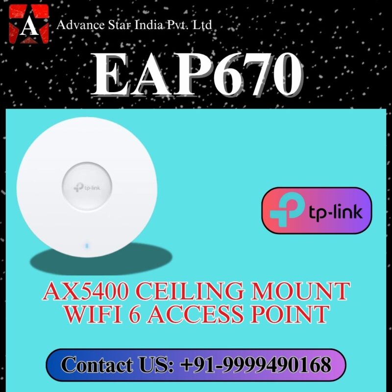 EAP670 AX5400 Ceiling Mount WiFi 6 Access Point