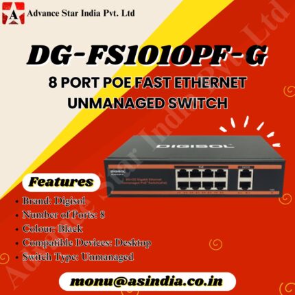 DG-FS1010PF-G 8 Port PoE Unmanaged Switch