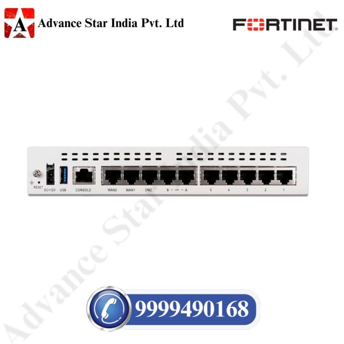 FortiGate-70F Firewall - 7X GE RJ45 Internal Ports, 2X GE RJ45 WAN Ports (Appliance Only, No Subscription) (FG-70F)