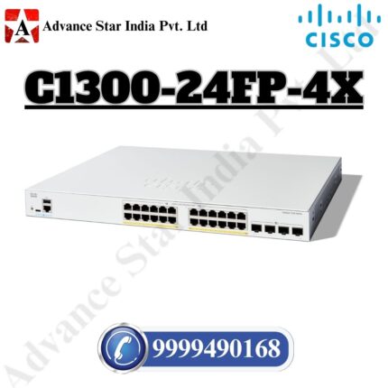 Cisco Catalyst 1300-24FP-4X Managed Switch, 24 Port