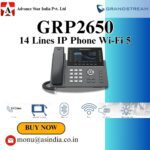 Grandstream GRP2650 IP Phone Wi-Fi 5