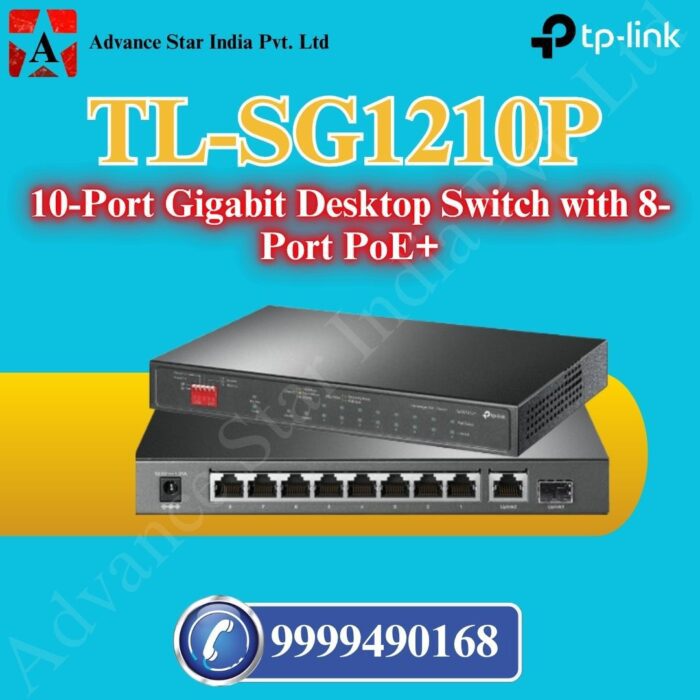 202 TL-SG1210P Gigabit Switch with Port PoE