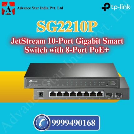 TL-SG2210P JetStream 10-Port Gigabit Smart Switch with 8-Port PoE+