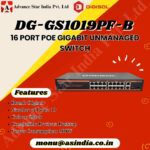 DG-GS1019PF-B 16 Port PoE Gigabit Switch