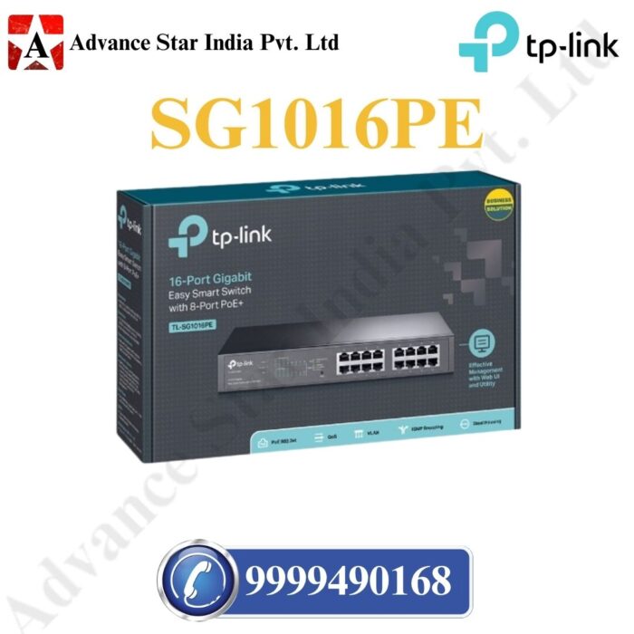 TL-SG1016PE 16-Port Gigabit Switch