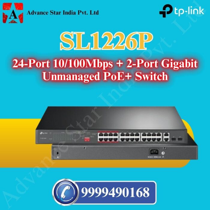 225 TL-SL1226P 24-Port Gigabit Unmanaged Switch