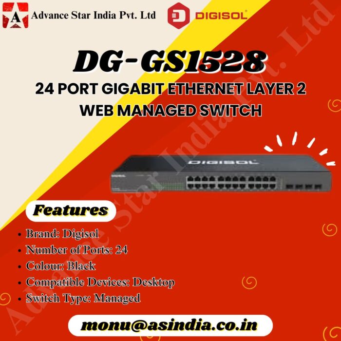 DG-GS1528 24 Port Web Managed Switch