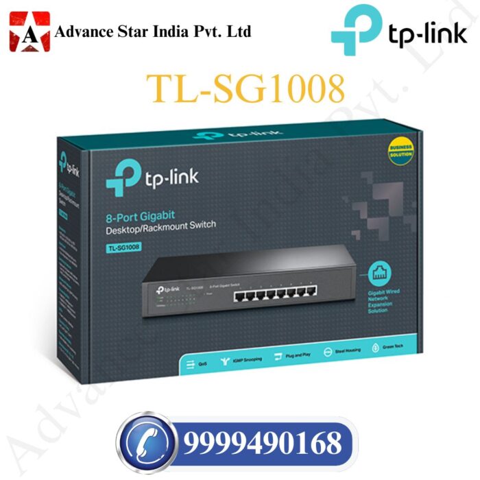 TL-SG1008 8-Port Gigabit Desktop/Rackmount Switch