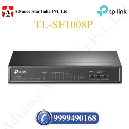 TL-SF1008P 8-Port 10/100Mbps Desktop Switch with 4-Port PoE+