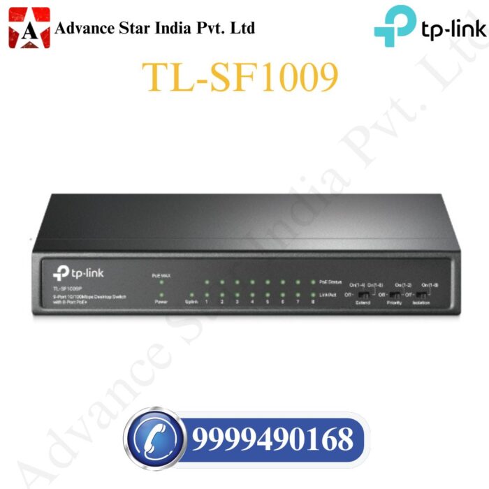 TL-SF1009P 9-Port Desktop Switch