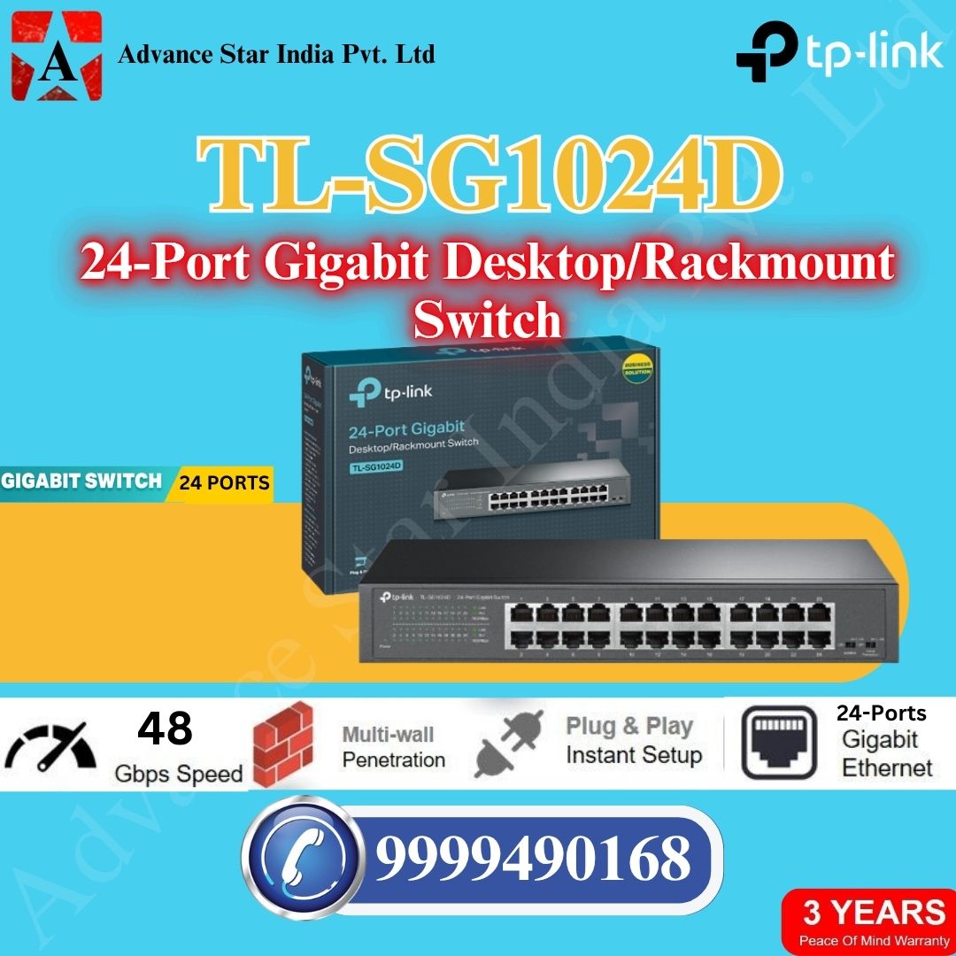 TL-SG1024D Gigabit Desktop/Rackmount Switch Dealer in Delhi