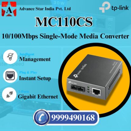 MC110CS 10/100Mbps Single-Mode Media Converter