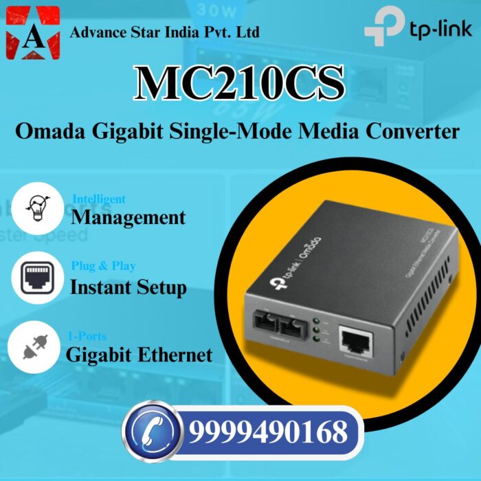 White and Blue Simple We Are Hiring Instagram Post - 2025-07-04T182649.214 MC210CS Omada Gigabit Single-Mode Media Converter