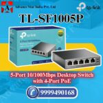 TL-SF1005P 5-Port 10/100Mbps Desktop Switch with 4-Port PoE