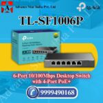 TL-SF1006P 6-Port 10/100Mbps Desktop Switch with 4-Port PoE+
