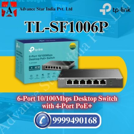 TL-SF1006P 6-Port 10/100Mbps Desktop Switch with 4-Port PoE+